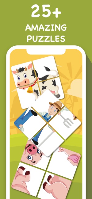 Mini Farm Puzzles. For kids 1+(圖1)-速報App