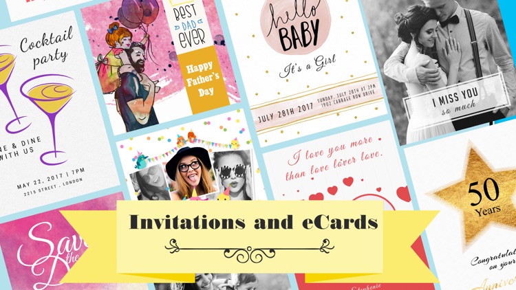 Invitation Maker & Party Cards screenshot-0