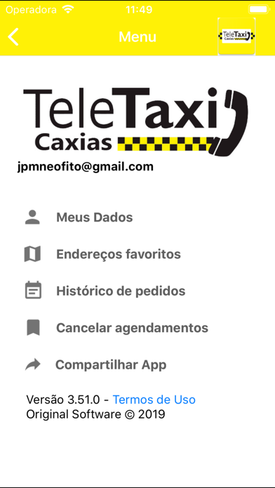 How to cancel & delete Tele Táxi Caxias from iphone & ipad 3