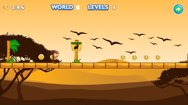 Jungle Monkey Run Pick Banana screenshot-7