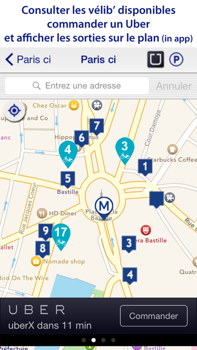 Paris ci la sortie du Métro Paris ci la sortie du Métro