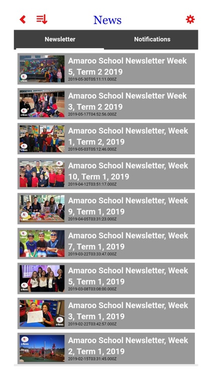 Amaroo School App