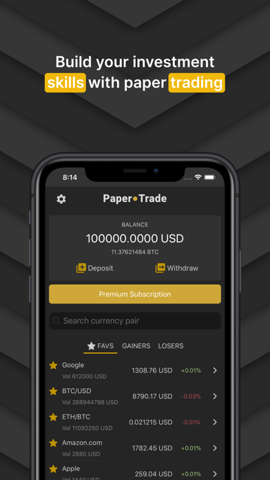 How to cancel & delete Paper.Trade: Trading Simulator from iphone & ipad 2