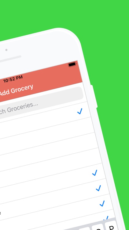 Simple Grocery List - App