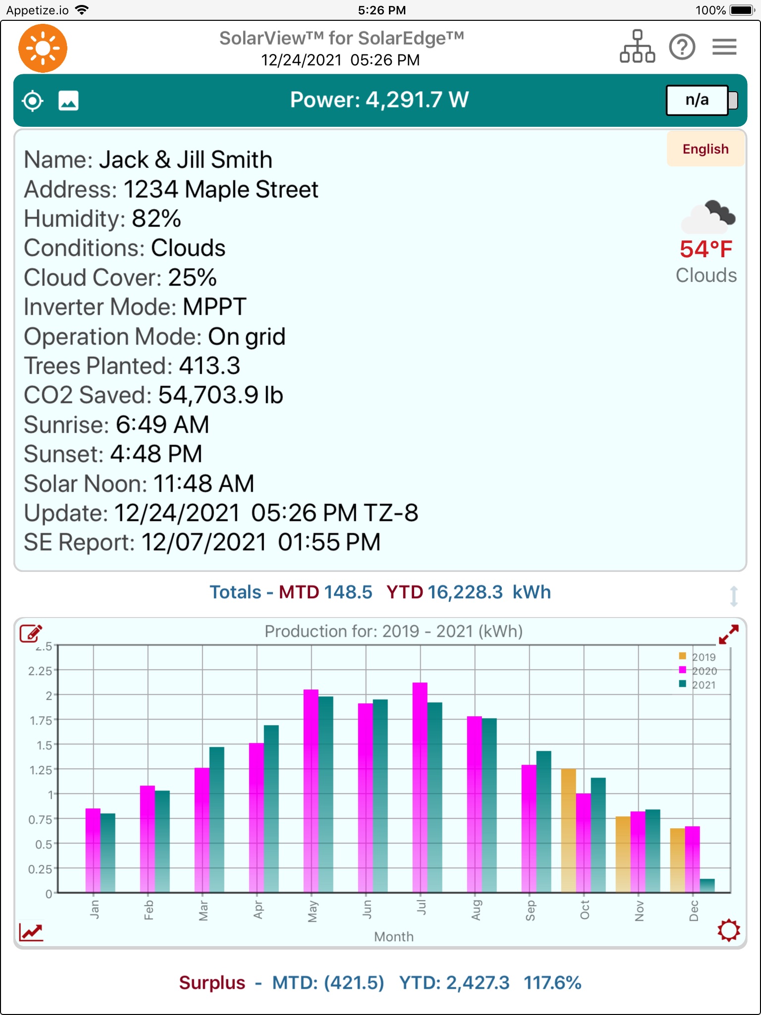 SolarView for SolarEdge screenshot 3