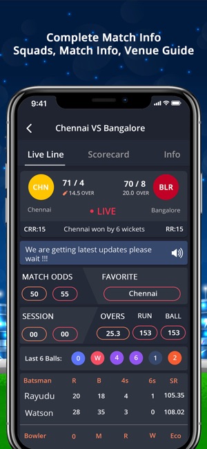 LineGuru : Cricket Live Line(圖3)-速報App