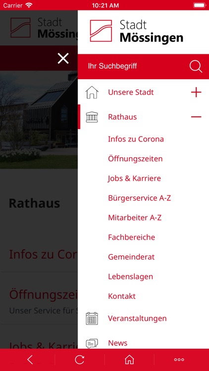 Mössingen Stadt-App