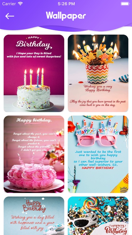 Happy Birthday Greetings App