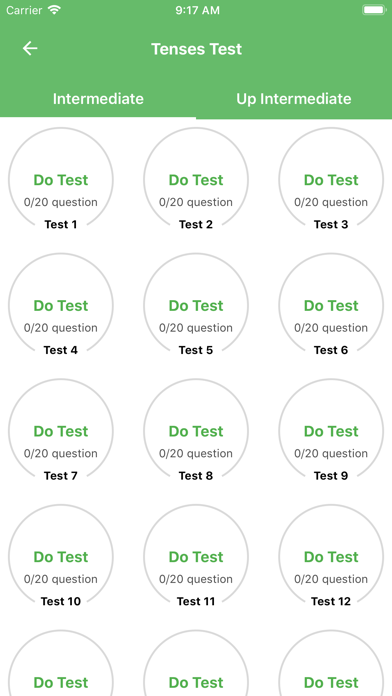 Tenses test intermediate. Tenses Test.