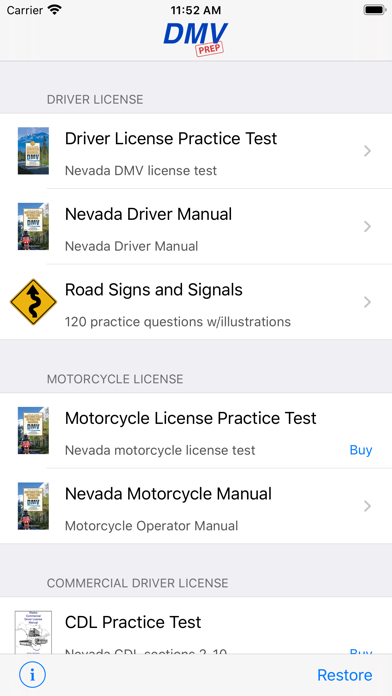 Nevada DMV Test Prep Screenshot 1