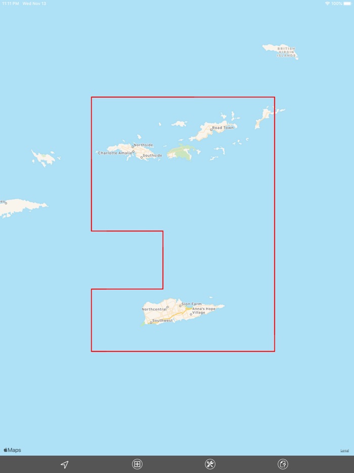 US Virgin Islands - Marine GPS