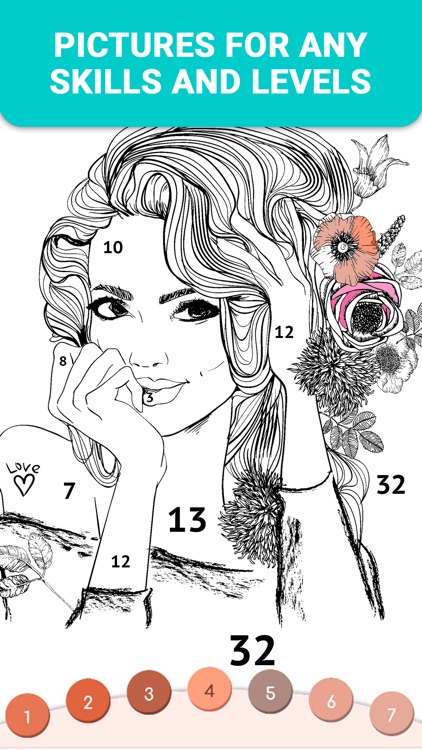 Color by number for Adults & K screenshot-7
