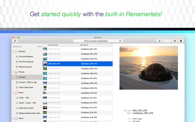 ‎Renamer 6 Screenshot