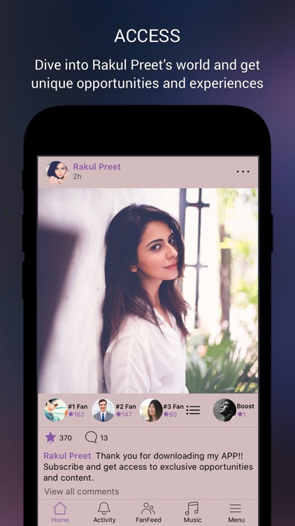 Rakul Preet Official App
