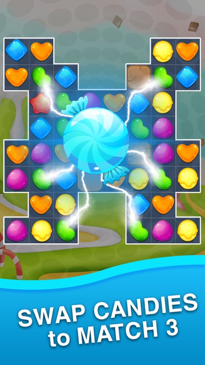 Crafty Candy Gems:Match 3 Game screenshot-4