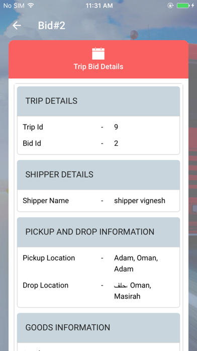 Click Logistic Services Driver screenshot 4