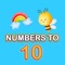 Numbers to 10 is an application that allows teaching counting and arithmetic in a fun and easy way