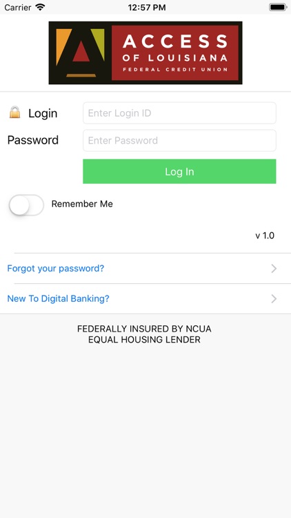 Access of Louisiana FCU Mobile