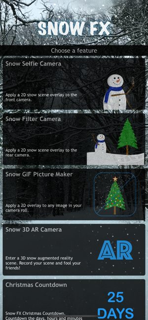 Snow FX: Photo & GIF Cam(圖1)-速報App