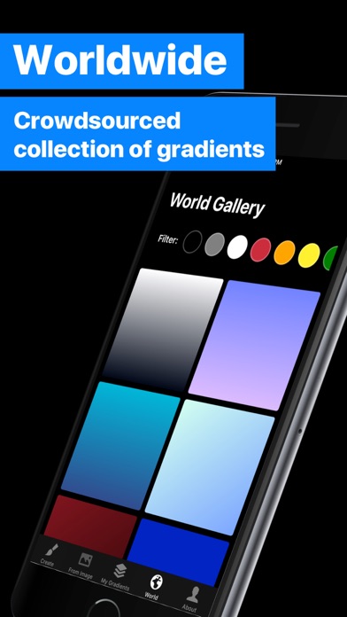 Gradients Maker Design Tool HD screenshot 4