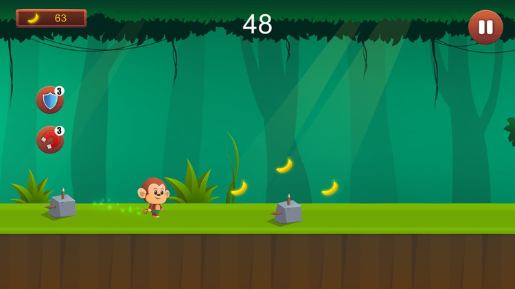 Monkey Run, Jump & Go Bananas! screenshot-3