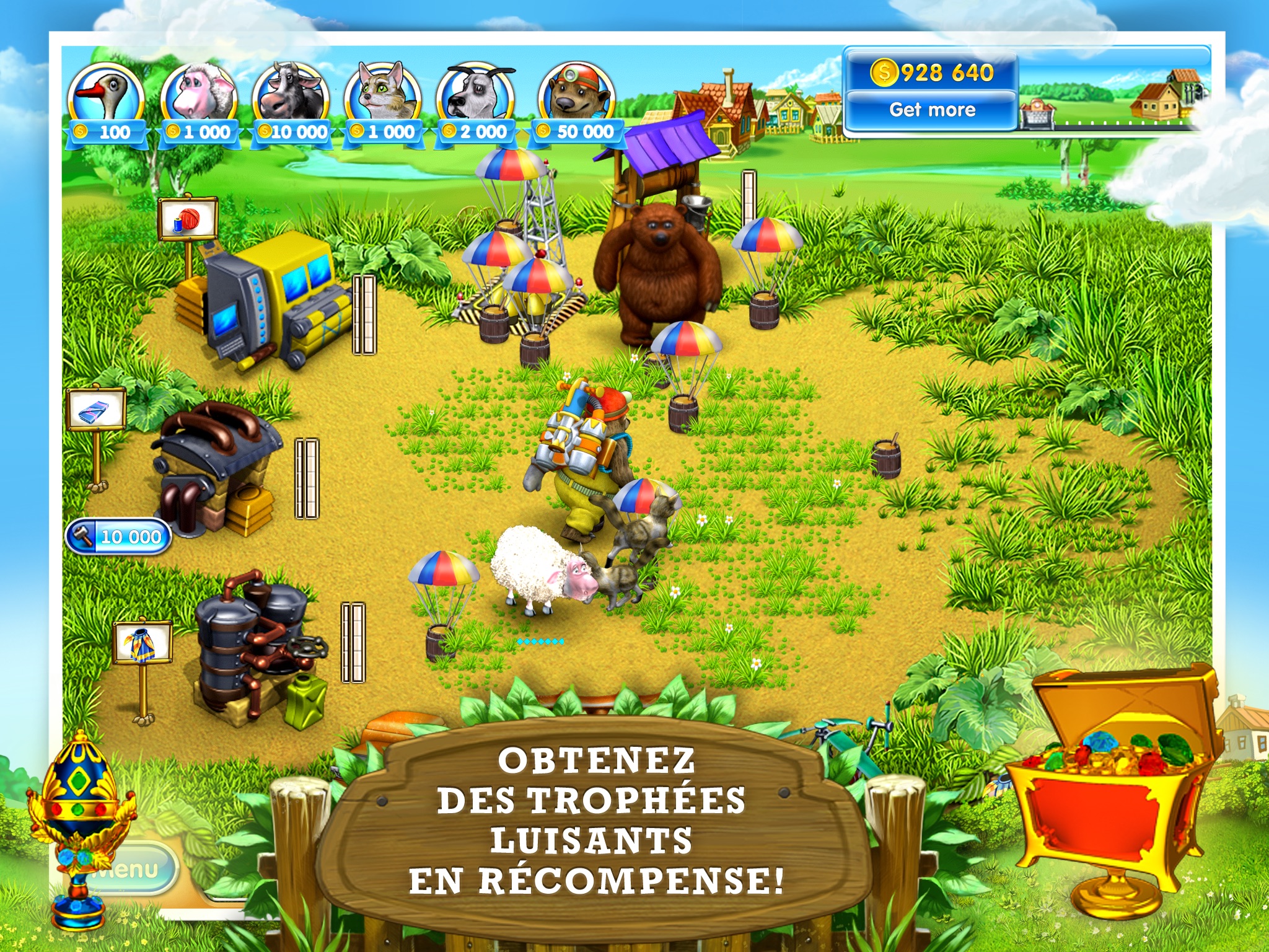 Farm Frenzy 3: Village HD Lite screenshot 4