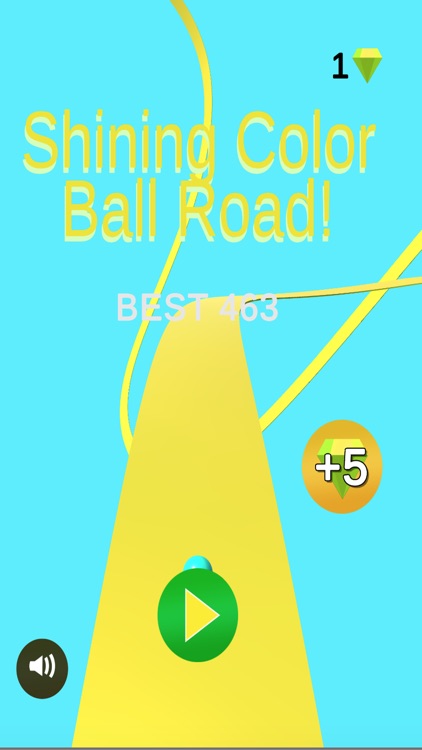 Shining color Ball road!