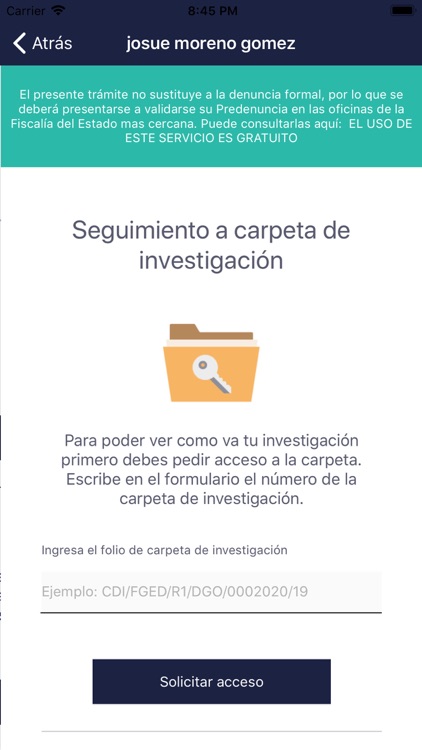 Denuncia Virtual FGED