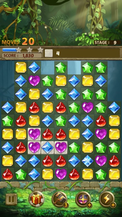 Jewels Jungle : Match 3 Puzzle screenshot-8