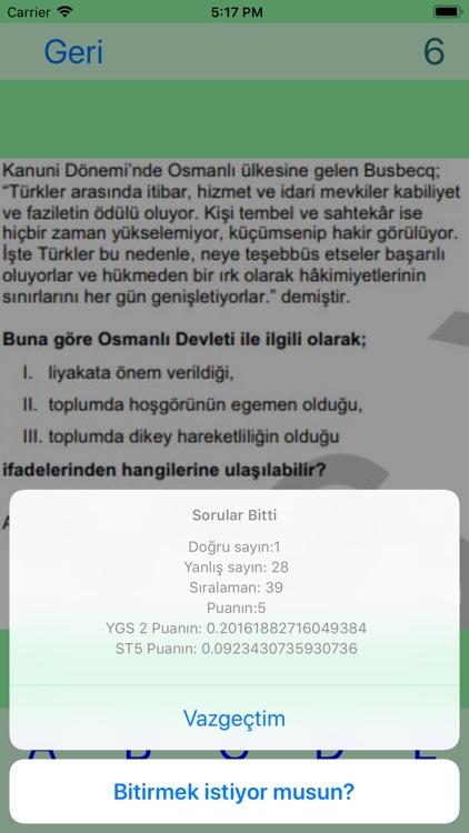 Polislik Hazırlık Soruları