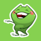 App Icon for Crazy Frog Sticker Emoticons App in Brazil IOS App Store