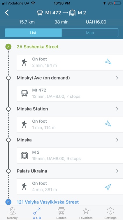Eway public transport screenshot-4