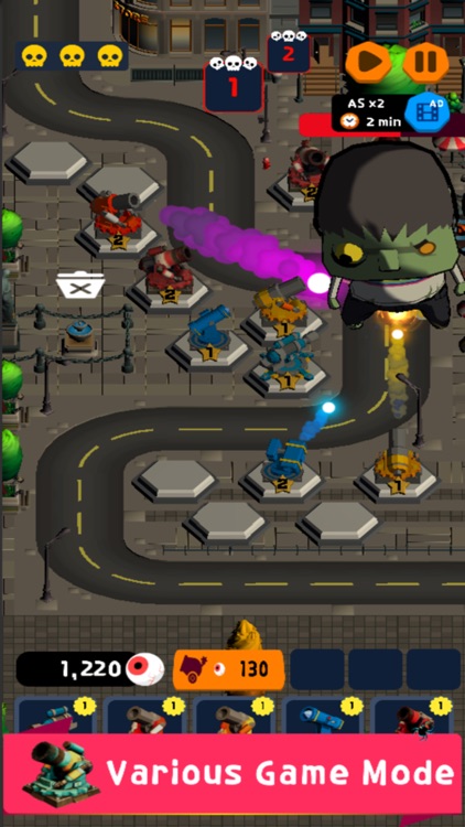 Random Turret Merge Defense screenshot-4