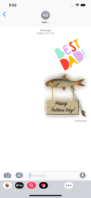 Happy Fathers Day Sticker Gifs