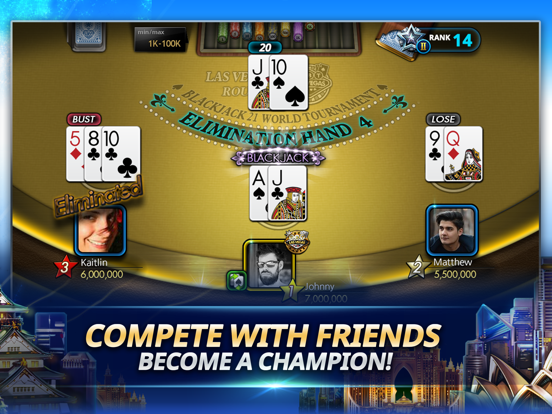 Blackjack 21-World Tournament screenshot 2