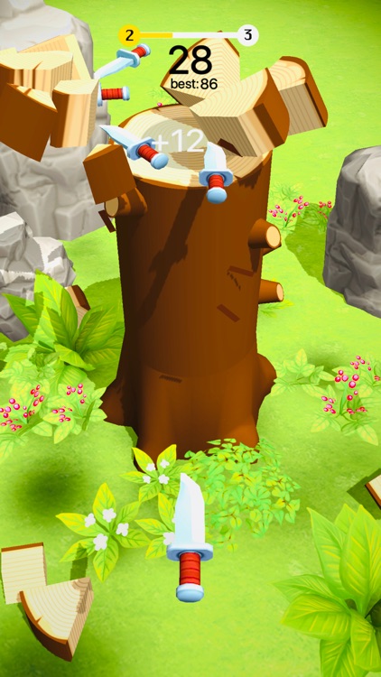 Knife Hit 3D: Smash the Trees! screenshot-3