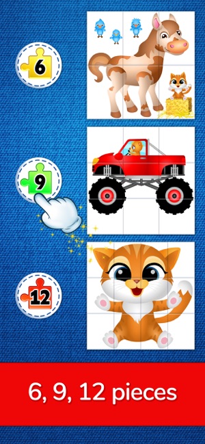 123 Kids Fun Puzzle Blue Games(圖6)-速報App