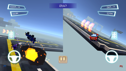 双人赛车3D跑车版-双人同屏竞速赛车游戏 screenshot 2