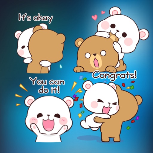 New Milk & Mocha bear Stickers icon