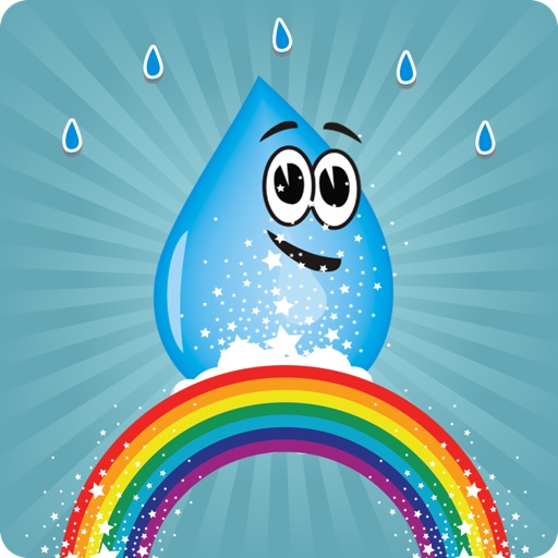 AAA Awesome Rainbow Jumper - Rain Water Drop Jumping Game Free