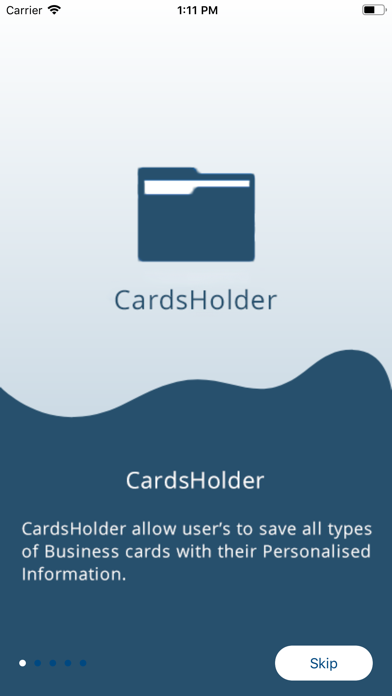 How to cancel & delete CardsHolder from iphone & ipad 1