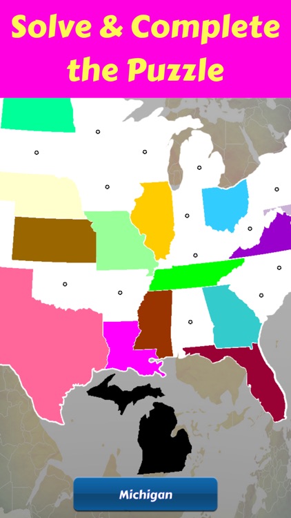 50 States and Capitals screenshot-4