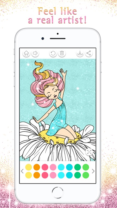 How to cancel & delete Princess Coloring Book Sparkle from iphone & ipad 4