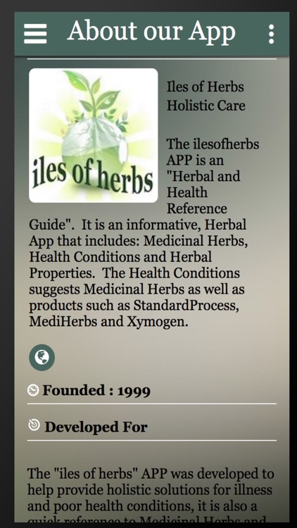 iles of herbs