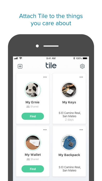 Tile - Find lost keys & phone