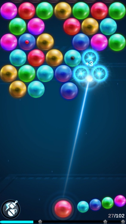 magnetic balls bubble shoot