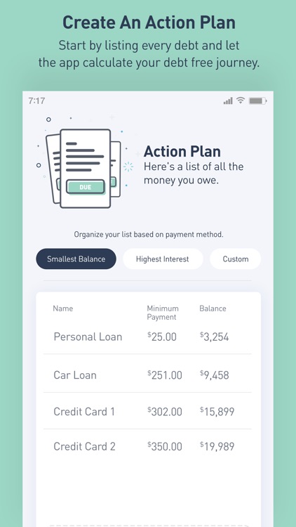 Debt Snowball Calculator