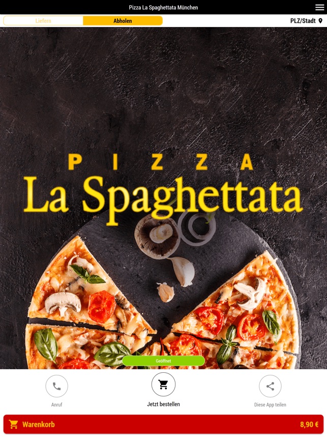 Pizza La Spaghettata Munchen On The App Store