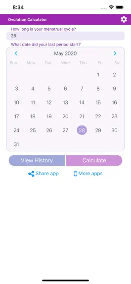 Game screenshot eHealth Ovulation Calculator mod apk