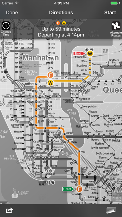 NYC Subway 24-Hour KickMap+ Screenshot 2